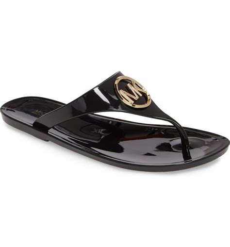 michael kors jelly flip flops|Michael Kors flip flops marshalls.